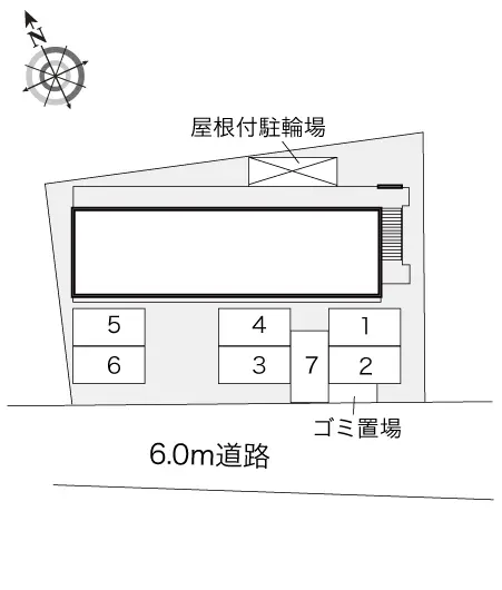 ★手数料０円★宇治市大久保町久保　月極駐車場（LP）